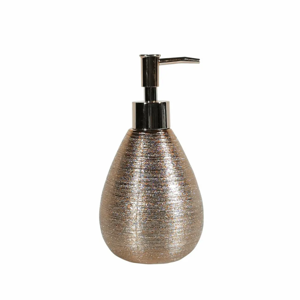 Dispenser ricaricabile colore champagne per sapone liquido 400 ml