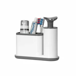 Dispenser Sapone con Portaoggetti in Polipropilene 280 ml