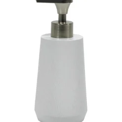 Dispenser Sapone Effetto Legno Bianco