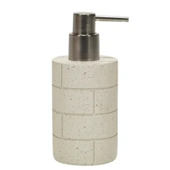 Dispenser sapone in Poliresina Effetto Pietra Beige 250 ml