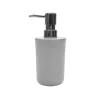 Dispenser Sapone Liquido Plastica Grigio 390 ml