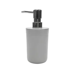 Dispenser Sapone Liquido Plastica Grigio 390 ml