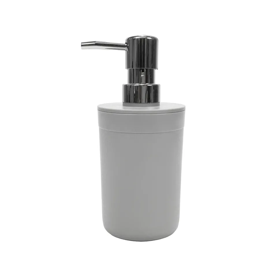 Dispenser Sapone Liquido Plastica Grigio 390 ml