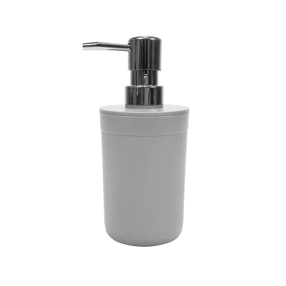 Dispenser Sapone Liquido Plastica Grigio 390 ml