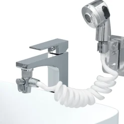 Doccetta Lavabo in lega di zinco con tubo flessibile fino a 150 cm