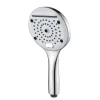 Doccetta Tonda in Abs 3 getti Victoria Cromata diametro 13 cm