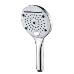 Doccetta Tonda in Abs 3 getti Victoria Cromata diametro 13 cm