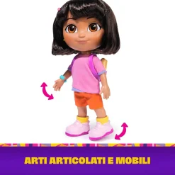 Dora l'Esploratrice Bambola Interattiva Canta ed Esplora h30,4 cm