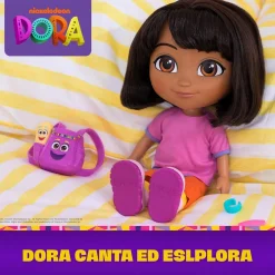 Dora l'Esploratrice Bambola Interattiva Canta ed Esplora h30,4 cm