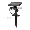 Faretto Solare Led da giardino Luce Fredda 5W con Sensore di Movimento