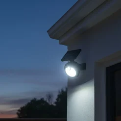 Faretto Solare Led da giardino Luce Fredda 5W con Sensore di Movimento