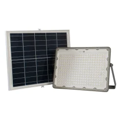 Faro Solare LED da esterno Luce Naturale 4000K 2400Lm 200 Watt