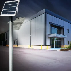 Faro Solare LED da esterno Luce Naturale 4000K 2000Lm 100 Watt