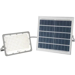 Faro Solare LED da esterno Luce Naturale 4000K 2000Lm 100 Watt
