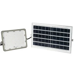 Faro Solare LED da esterno Luce Naturale 4000K 1200Lm 50 Watt