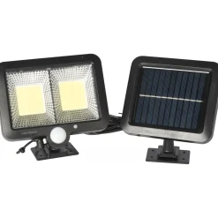 Faro Solare LED Luce Fredda con Sensore di Movimento 1,2 Watt