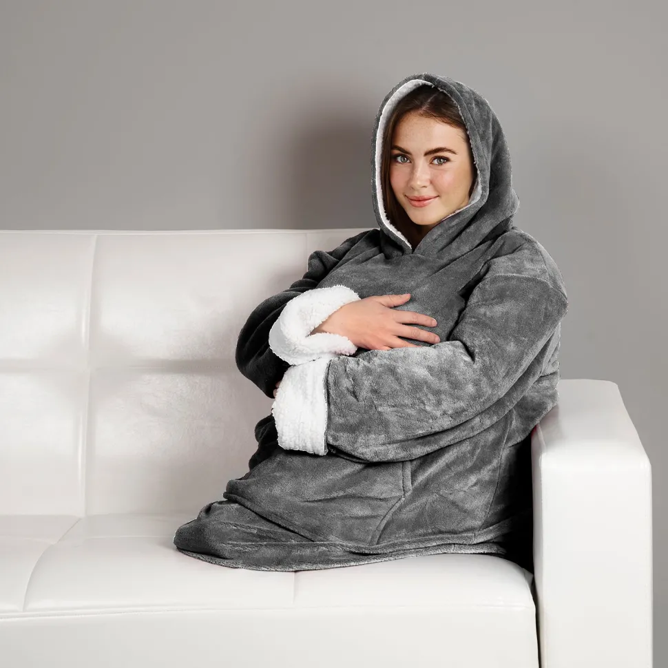 Felpa Plaid con cappuccio Wallaby Taglia unica Unisex