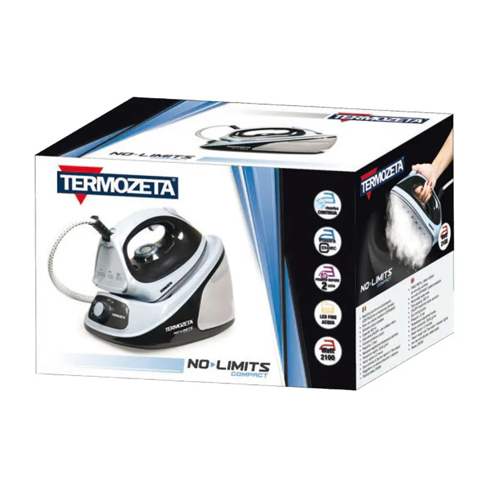 Ferro da stiro a Vapore con Caldaia No Limits Compact Ceramic 2100 Watt