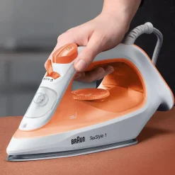 Ferro da Stiro a Vapore TexStyle 1 con Piastra Antiaderente e Autopulente 1900 Watt
