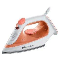 Ferro da Stiro a Vapore TexStyle 1 con Piastra Antiaderente e Autopulente 1900 Watt