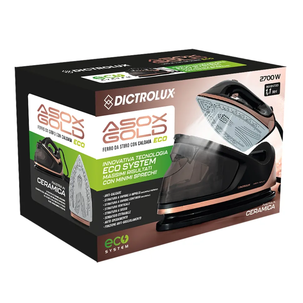 Ferro da stiro con caldaia Asox Gold ECO 2700 Watt