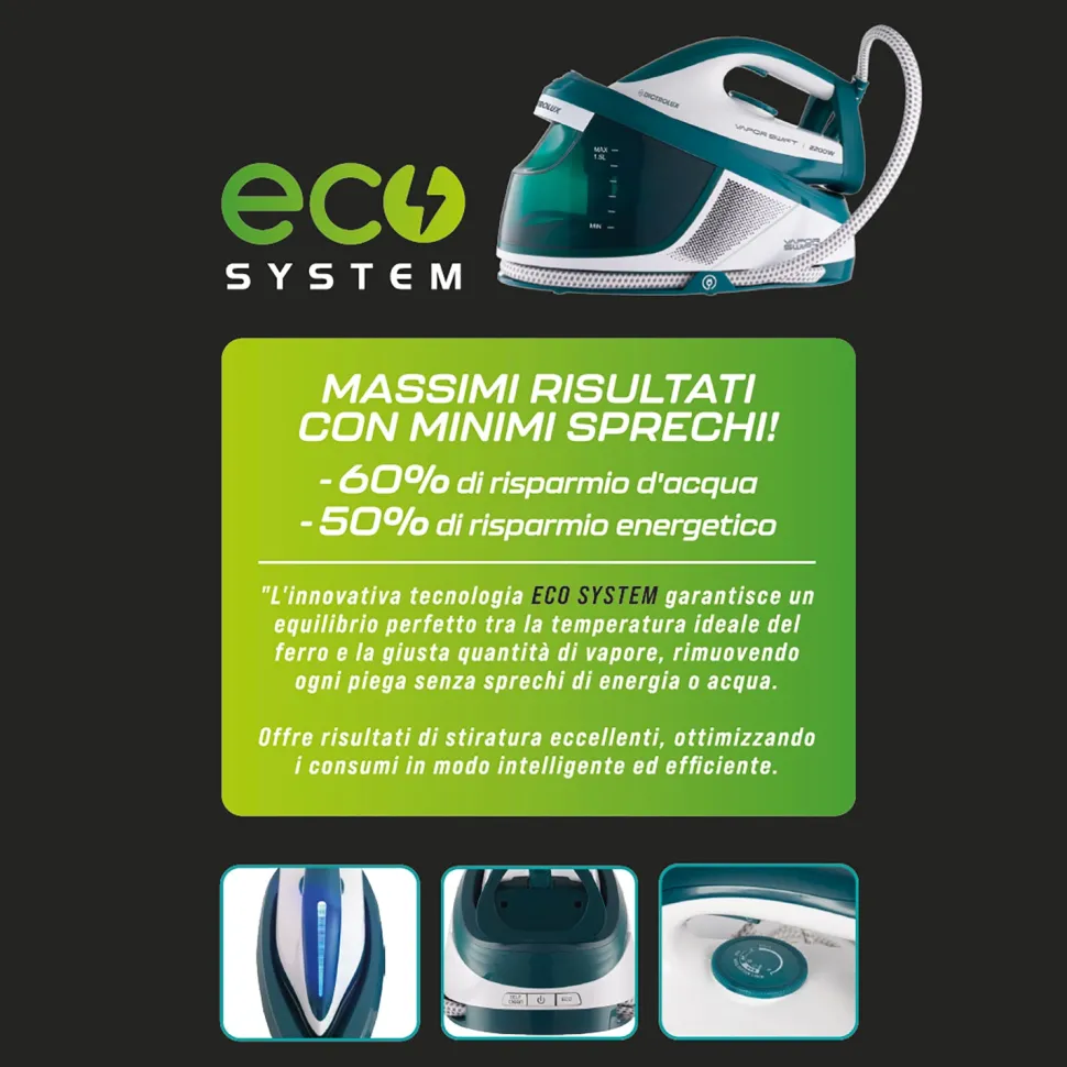 Ferro da Stiro con Caldaia Vapor Swift ECO 2200 Watt