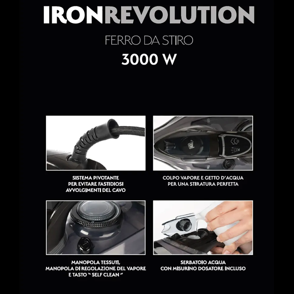 Ferro da stiro IronRevolution 3000 Watt