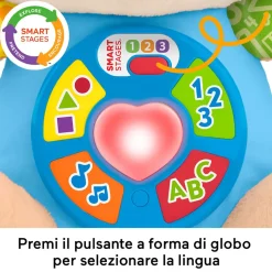 Fisher-Price Cagnolino Smart Stages Laugh & Learn Ridi e Impara Peluche Musicale