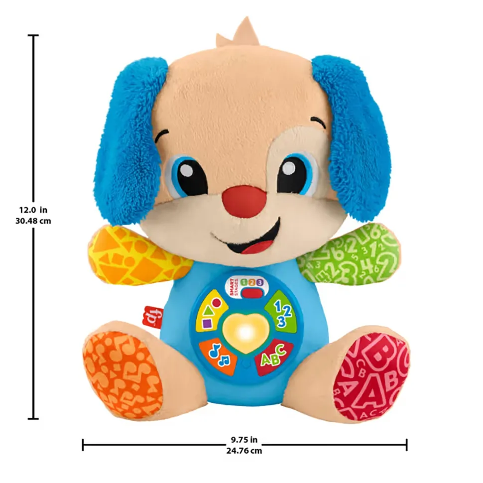 Fisher-Price Cagnolino Smart Stages Laugh & Learn Ridi e Impara Peluche Musicale