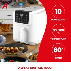 Friggitrice ad aria Friggisana Infinity 8 litri 1700 Watt