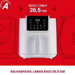 Friggitrice ad aria Friggisana Infinity 8 litri 1700 Watt