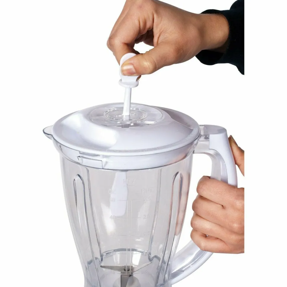 Frullatore Elettrico bianco 4 velocità 300 Watt