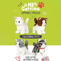Gattino Interattivo Cammina e Miagola