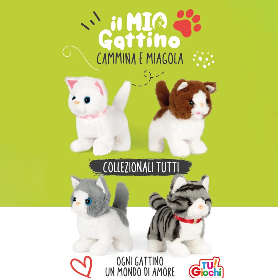 Gattino Interattivo Cammina e Miagola