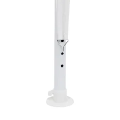 Gazebo da Giardino Bianco in Metallo 3x3 metri