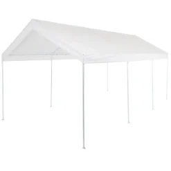 Gazebo da Giardino Bianco 3x6 metri