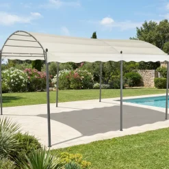Gazebo da giardino Telo Ècru 3x4 metri