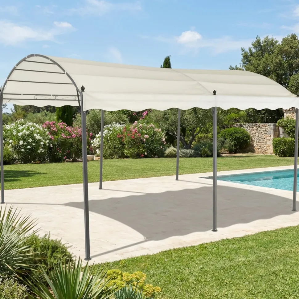 Gazebo da giardino Telo Ècru 3x4 metri