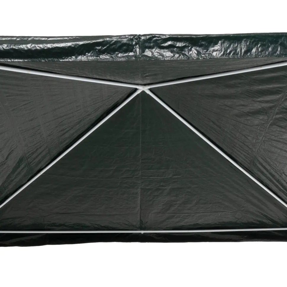 Gazebo da Giardino Verde in Metallo 3x3 metri