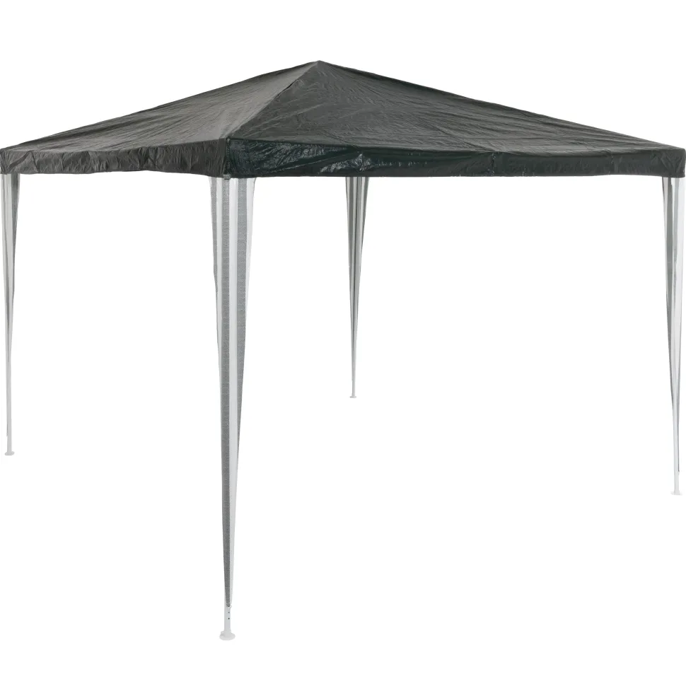 Gazebo da Giardino Verde in Metallo 3x3 metri