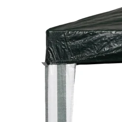 Gazebo da Giardino Verde in Metallo 3x3 metri