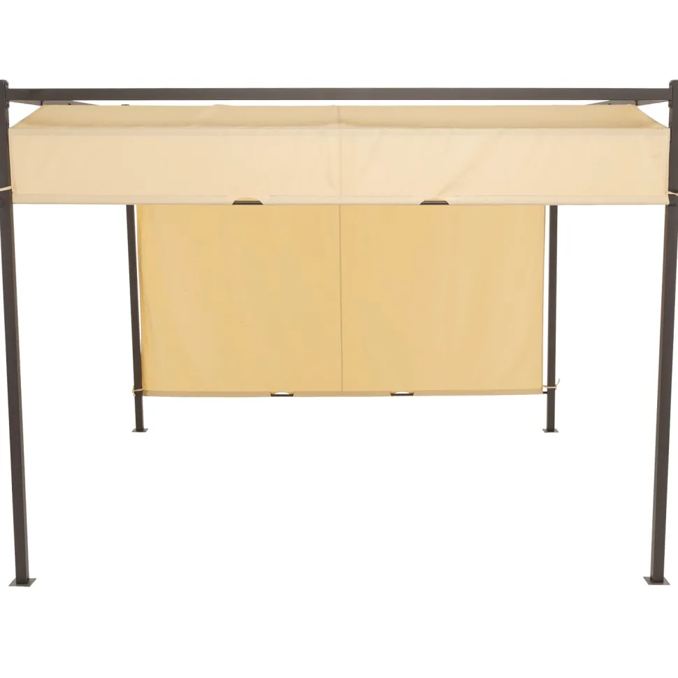 Gazebo Pergola Orientabile Telo Camel 3x3 metri