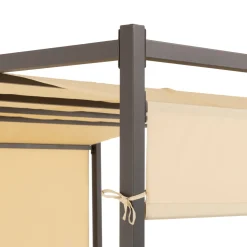 Gazebo Pergola Orientabile Telo Camel 3x3 metri