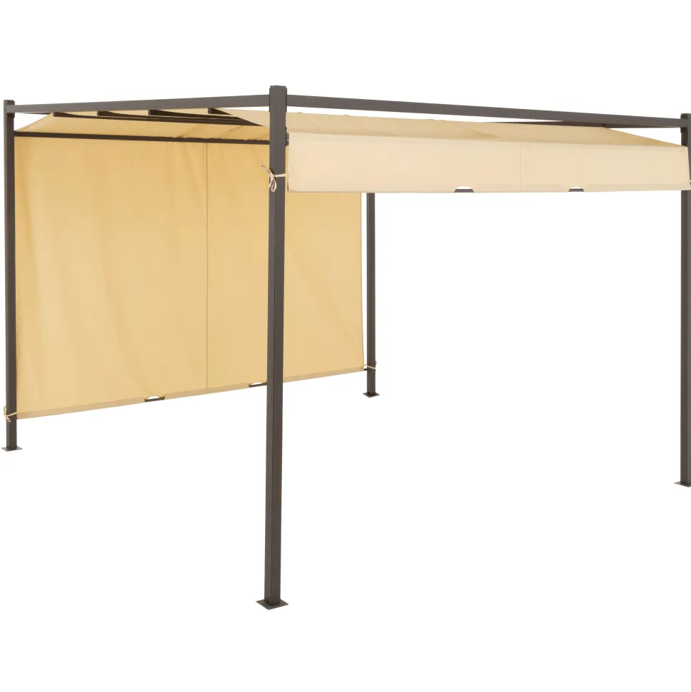 Gazebo Pergola Orientabile Telo Camel 3x3 metri