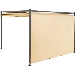 Gazebo Pergola Orientabile Telo Camel 3x3 metri