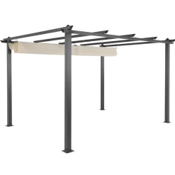 Gazebo Pergola Telo Ècru 3x4 metri