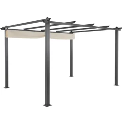Gazebo Pergola Telo Ècru 3x4 metri