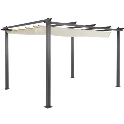 Gazebo Pergola Telo Ècru 3x4 metri