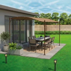 Gazebo Veranda con telo Camel 2,5x3 metri