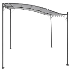 Gazebo Veranda con telo Grigio 2,5x3 metri